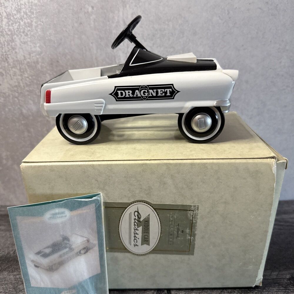 Vtg Hallmark Kiddie Car Classics 1956 Garton Dragnet Pedal With Defect